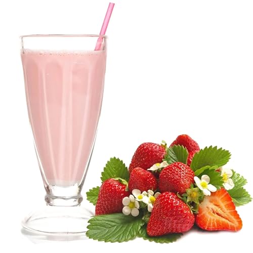 luxofit Erdbeere Süßmolke Drink Pulver mit Whey Protein, L-Carnitin, Sportgetränk, für Sportler und Erholungssuchende, schnelle und einfache Zubereitung (1 Kg) von luxofit