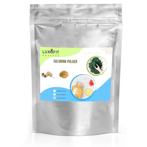 Luxofit Erdnussbutter Isotonisches Getränkepulver, L-Carnitin, Sportgetränk, Einfache und schnelle Zubereitung, Elektrolytgetränk, Natürliche Farbstoffe (10 Kg) von luxofit