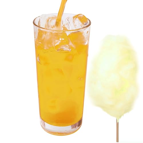 Luxofit Gelbe Zuckerwatte Energydrink Pulver, allergenfrei, Geschmacksintensiv, natürliche Farbstoffe, leichte Zubereitung, Taurinhaltiges Getränkepulver (10 Kg) von luxofit