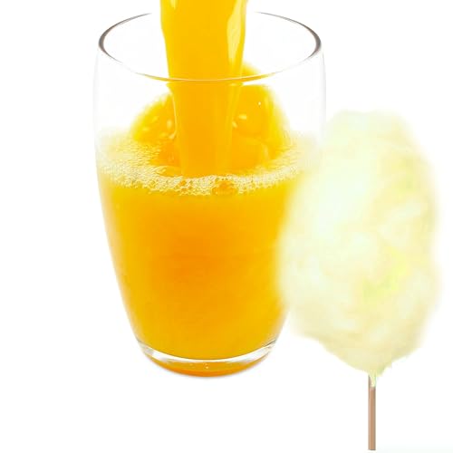 Luxofit Gelbe Zuckerwatte Getränk isotonisch/Iso Drink Pulver, L-Carnitin, Elektrolytgetränk, Aspartamfrei, Natürliche Farbstoffe, Erfrischungsgetränk, schnelle Zubereitung (1 Kg) von luxofit