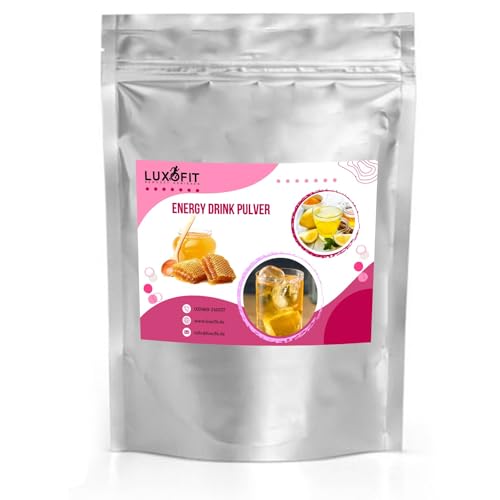 Luxofit Honig Energydrink Pulver, allergenfrei, Taurinhaltiges Getränkepulver, natürliche Farbstoffe, Geschmacksintensiv, schnelle und einfache Zubereitung (10 Kg) von luxofit