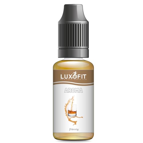 Luxofit Irish Whisky Aroma flüssig, Aromatisierung und Verfeinerung von Lebensmitteln und Getränken, Einfache Anwendung, GMO-frei, Vegetarisch und Vegan, Made in Germany (1 L) von luxofit