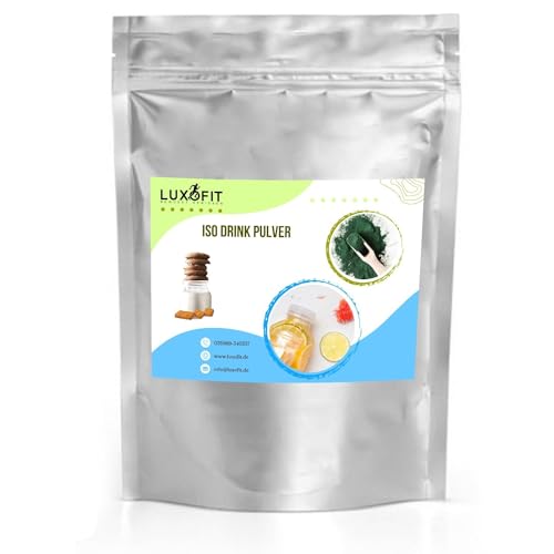 Luxofit Isotonisches Getränkepulver Baked Milk, Elektrolyte, L-Carnitin, natürliche Aromen, Einfache Zubereitung, Fitness und Gesundheit, Geschmacksintensives Sportgetränk (333 g) von luxofit