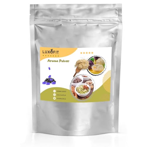 Luxofit Johannisbeer Bonbon Aroma | Geschmack | Flavour Pulver, Aromen für Küche und Gastronomie, Geschmacksverstärker, Vegetarisch und Vegan, Made in Germany, GMO-Frei (500 g) von luxofit