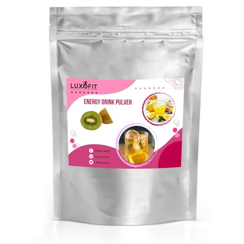 Luxofit Kiwi Energydrink Pulver, Allergenfrei, Exotischer Geschmack, Energie Booster, Natürliche Inhaltsstoffe, Einfache Zubereitung, Geschmacksintensiv (10 Kg) von luxofit