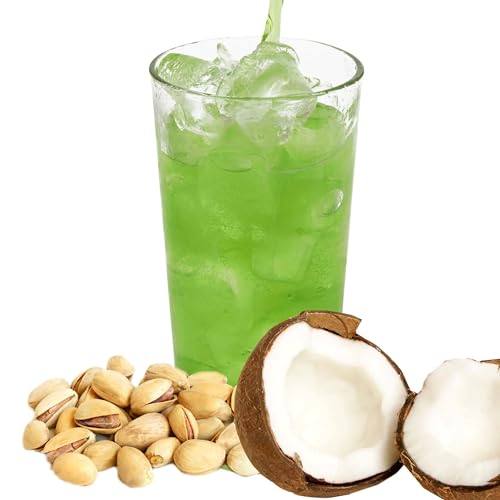 Luxofit Kokos Pistazien Energydrink Pulver, allergenfreies Getränkepulver, Trinkwasserlöslich, Natürliche Farbstoffe, Geschmacksintensiv, einfache Zubereitung (1 Kg) von luxofit