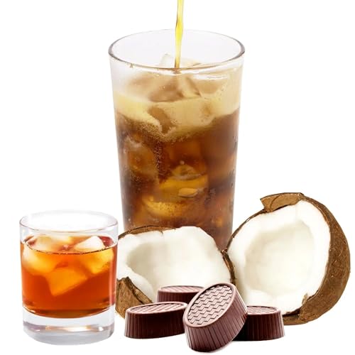 Luxofit Kokos Rum Praline Energy Drink Pulver, Allergenfrei, Taurinhaltiges Getränkepulver, natürliche Farbstoffe, Geschmacksintensiv, einfache Zubereitung (1 Kg) von luxofit