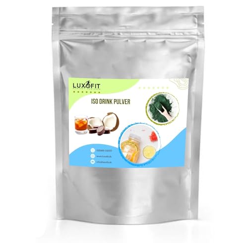 Luxofit Kokos Rum Praline Getränk isotonisch | Iso Drink Pulver, Elektrolytgetränk, Sommergetränke, Natürliche Zutaten, schnelle und einfache Zubereitung (10 Kg) von luxofit