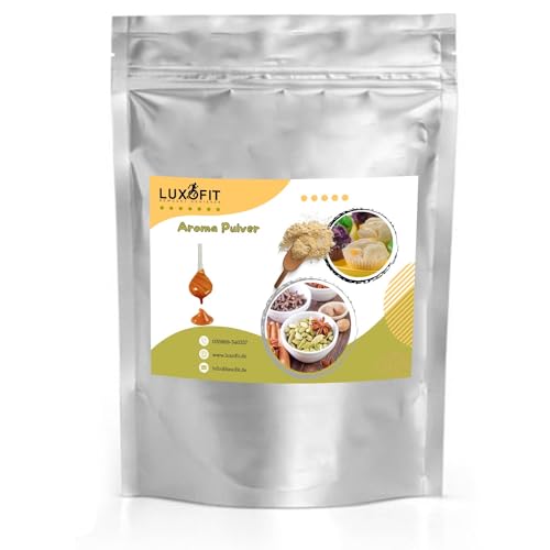 Luxofit Kramell Schoko Keks Aroma Geschmack Pulver, Geschmacksverstärker, für Lebensmittel und Getränke geeignet, zum Kochen und Backen, Made in Germany (200 g) von luxofit