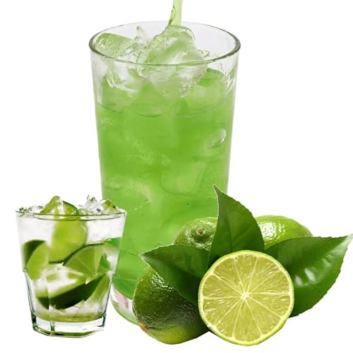 Luxofit Limette Caipirinha Energy Drink Pulver Getränk, alkoholfrei, allergenfrei, schnelle und einfache Zubereitung, Natürliche Farbstoffe, Geschmacksintensiv (10 Kg) von luxofit