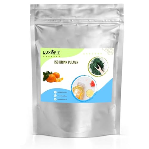 Luxofit Mandarine Getränk isotonisch | Iso Drink Pulver, L-Carnitin, Sportgetränk, Elektrolytgetränk, geeignet für Ausdauersport, schnelle und einfache Zubereitung (10 Kg) von luxofit