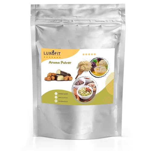 Luxofit Marzipan Aroma Pulver, Aromen für die Gastronomie und private Küche, Vegan und vegetarisch, Geschmackserlebnis für Getränke und Lebensmittel, Made in Germany (1 Kg) von luxofit