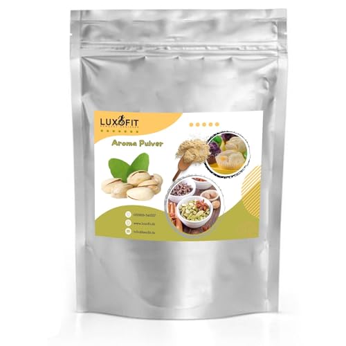 Luxofit Pistazie Aroma Pulver, Getränkeveredelung, Aromatische Backzutat, Kreatives Backen, Natürliche Pistaziennote, für Private Küche und Gastronomie geeignet, Getränkeveredelung (500 g) von luxofit