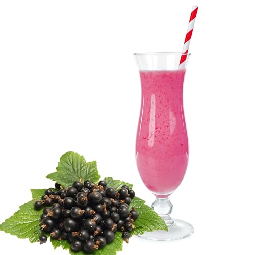 luxofit Schwarze Johannisbeere Süßmolke Drink Pulver mit Whey Protein, Fruchtiges Molkepulver, für Fitness und Wellness, L-Carnitin, Sporternährung, erfrischend (1 Kg) von luxofit