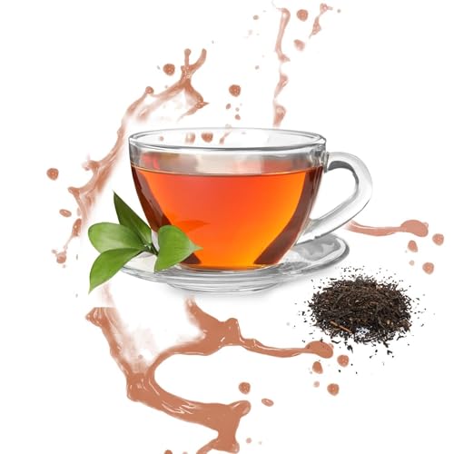 Luxofit Schwarzer Tee Aroma flüssig, Aromatisierung von Lebensmitteln und Getränken, Vegane und Vegetarische Aromen, Löslich in Wasser, Made in Germany, GMO-Frei (50 ml) von luxofit