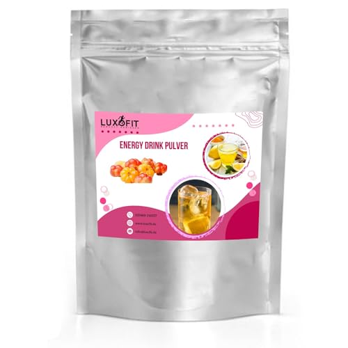 Luxofit Skandinavische Früchte Energy Drink Pulver, Allergenfreies Getränkepulver, Taurinhaltig, Einfache Anwendung, Natürliche Farbstoffe, Geschmacksintensiv (10 Kg) von luxofit