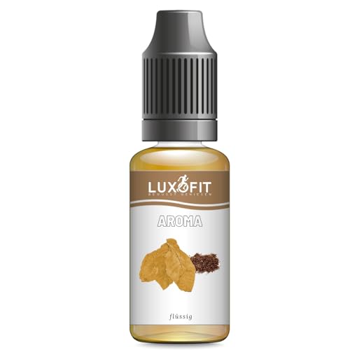 Luxofit Tabak Aroma flüssig, geeignet für Lebensmittel und Getränke, Vegetarisch und Vegan, GMO-Frei, für privaten Haushalt und Gastronomie, Made in Germany (1 L) von luxofit