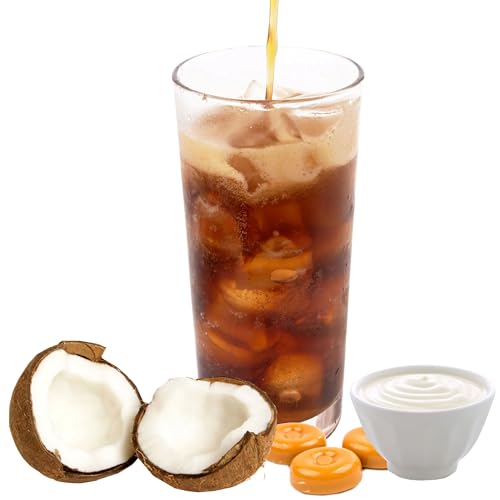 Luxofit Toffee Energy Drink Pulver, Allergenfrei, schnelle und einfache Zubereitung, Natürliche Farbstoffe, Taurinhaltiges Getränkepulver, für aktiven Lebensstil (333 g) von luxofit