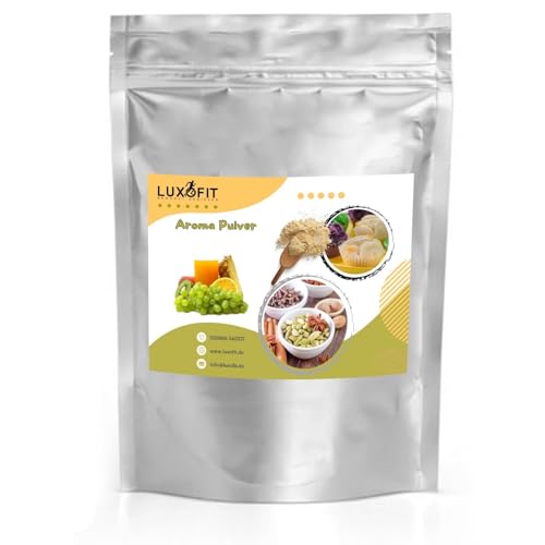 Luxofit Tropische Früchte Aroma Geschmack Pulver, natürlicher und exotitoscher Genuss, für Lebensmittel und Getränke geeignet, Made in Germany, Geschmacksintensiv (200 g) von luxofit