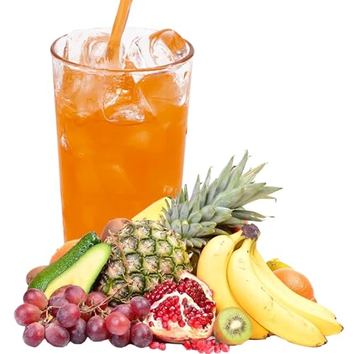 Luxofit Tropische Früchte Energy Drink Pulver, allergenfrei, Taurinhaltiges Getränkepulver, natürliche Farbstoffe, einfache und schnelle Zubereitung, Geschmacksintensiv (1 Kg) von luxofit