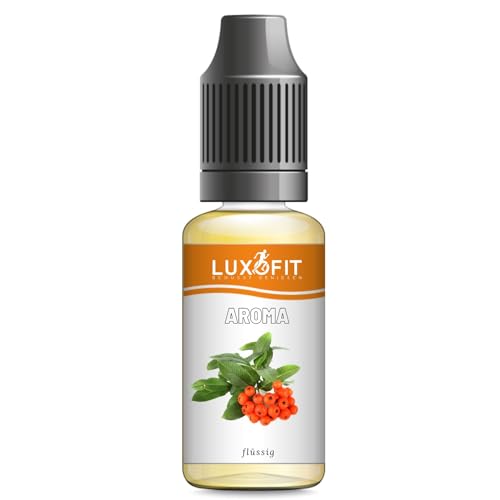 Luxofit Vogelbeeren Aroma flüssig, für private Küche und Gastronomie geeignet, Vegetartisch und Vegan, Geschmacksverfeinerung, Lebensmittel und Getränke aromatisieren, Made in Germany (1 L) von luxofit