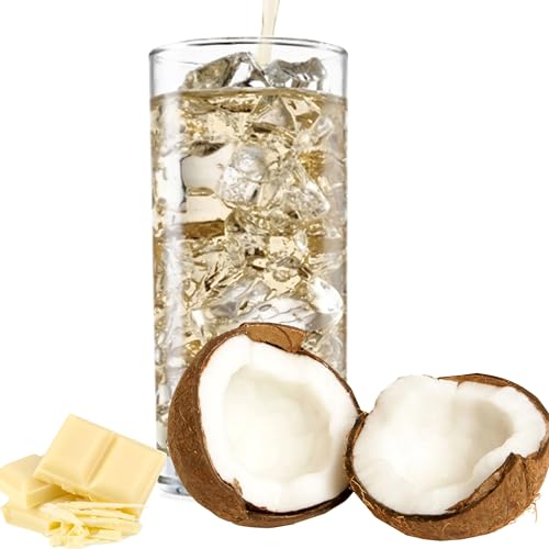 Luxofit Weiße Schokolade Kokos Energy Drink Pulver, Allergenfrei, Ergiebiges Taurinpulver, Getränkepulver, mit natürlichen Farbstoffen, für Sportler geeignet (10 Kg) von luxofit