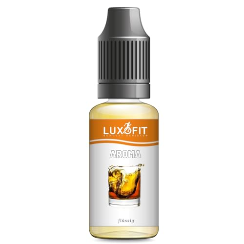 Luxofit Whisky Aroma flüssig, Geschmacksverfeinerung von Lebensmitteln und Getränken, Aromatisierung in der Küche und Gastronomie, Made in Germany, Vegetarisch und Vegan, GMO-Frei (1 L) von luxofit