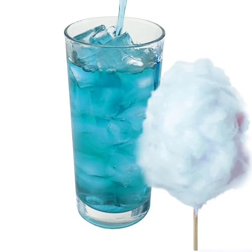 Luxofit Zuckerwatte Blau Energy Drink Pulver Getränk, Allergenfrei, Natürliche Farbstoffe, schnelle und einfache Zubereitung, Geschmacksintensiv, für Sportler geeignet (10 Kg) von luxofit