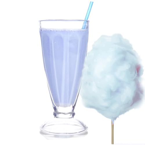 Luxofit Zuckerwatte Blau Süßmolke Drink Pulver mit Whey Protein, L-Carnitin, Sportgetränkepulver, Fitnessdrink, Wellnessprodukt, Entspannungsbad, Fitness-Ergänzungsmittel (1 Kg) von luxofit