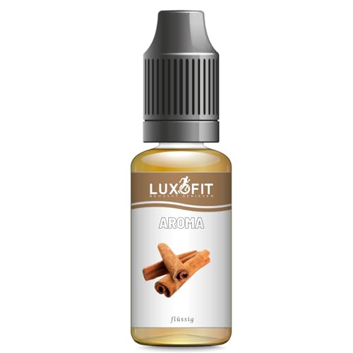 Luxofit Zimt Aroma flüssig, Geschmacksverfeinerung, Aromatisierung von Speisen, Kreative Kochideen, Geschmacksvielfalt, Made in Germany, Vegetarisch und Vegan (50 ml) von luxofit