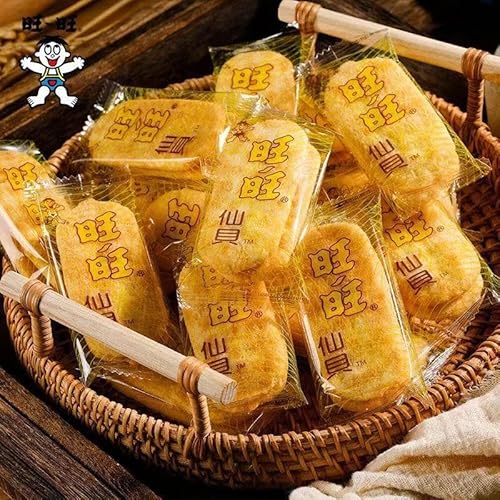 Wan Wang Senbei (Reis-Cracker), 52g - Knuspriger Japanischer Snack - Leicht & Würzig - Perfekt für Unterwegs von mafuse