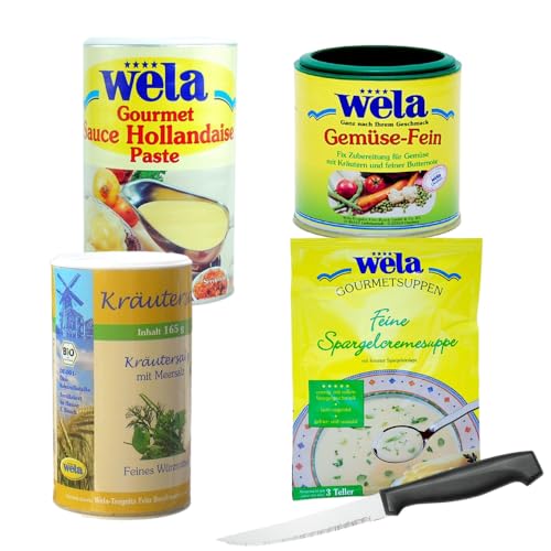 WELA Spargel-Feinschmecker-Set inkl. dem mamiherz Pizza-/Steakmesser York WELA Spargel-Feinschmecker-Set inkl. dem mamiherz Pizza-/Steakmesser York von mamiherz