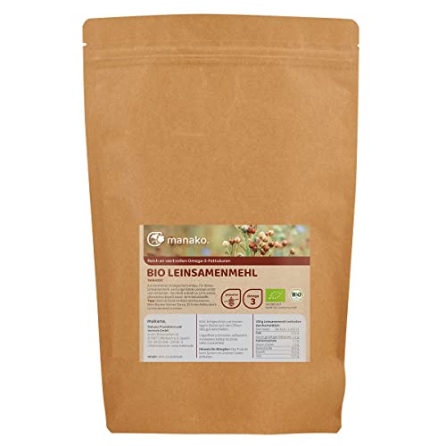manako BIO Leinsamenmehl, 1 kg Zipbeutel manako BIO Leinsamenmehl, 1 kg Zipbeutel von manako