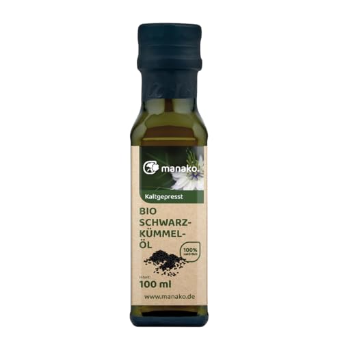 manako BIO Schwarzkümmelöl, nativ kaltgepresst, gefiltert, 100 ml manako BIO Schwarzkümmelöl, nativ kaltgepresst, gefiltert, 100 ml von manako