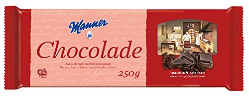 5x Manner - Schokolade zum Kochen & Backen - 250g von manner