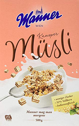 6x Manner - Knusper Müsli - 500g von manner