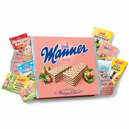 Manner Oster-Überraschungsbox - Die perfekte Geschenkidee für Ostern Manner Oster-Überraschungsbox - Die perfekte Geschenkidee für Ostern von manner