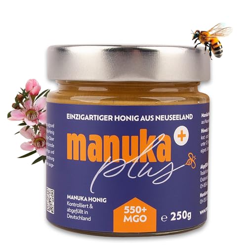 Manuka Honig 550 MGO + Manuka Honig im Glas abgefüllt nach Deutscher Honigverordnung - manuka.plus Neuseeland Honig Manuka | 100% Reiner Manuka Honey Manuka Honig 550 MGO + Manuka Honig im Glas abgefüllt nach Deutscher Honigverordnung - manuka.plus Neuseeland Honig Manuka | 100% Reiner Manuka Honey von manuka.plus