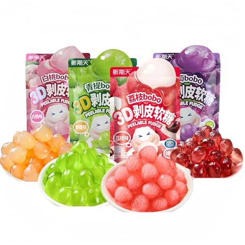75g Trauben-Bobo-Gummibonbons Lychee Fruchtgummis Gummibärchen Kinderbonbons Fruchtgummi-Bonbons Geschenk Peeled gummy candy-Litschi-Geschmack 75g Trauben-Bobo-Gummibonbons Lychee Fruchtgummis Gummibärchen Kinderbonbons Fruchtgummi-Bonbons Geschenk Peeled gummy candy-Litschi-Geschmack von McKona