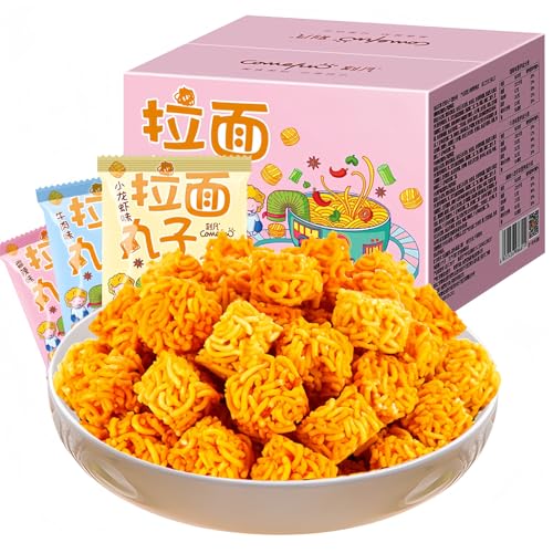 McKona 300 g Snacks, die das Verlangen stillen, gemischt verpackte Snacknudeln in drei Geschmacksrichtungen, Trockennudeln, Ramenbällchen, Geschenkverpackung McKona 300 g Snacks, die das Verlangen stillen, gemischt verpackte Snacknudeln in drei Geschmacksrichtungen, Trockennudeln, Ramenbällchen, Geschenkverpackung von McKona