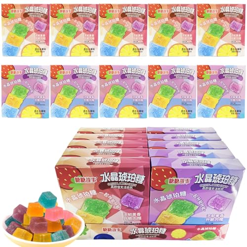 McKona – Bernsteinfarbene Kristallbonbons | Wachsbonbons | Essbare Kristalle | Fruchtbonbons | Chinesische Süßigkeiten | Asiatische Süßigkeiten | Süßigkeiten-Großpackungen | 32 g * 10 Schachteln McKona – Bernsteinfarbene Kristallbonbons | Wachsbonbons | Essbare Kristalle | Fruchtbonbons | Chinesische Süßigkeiten | Asiatische Süßigkeiten | Süßigkeiten-Großpackungen | 32 g * 10 Schachteln von McKona