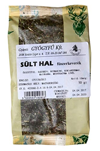 (100g=9,98€) 50 g "Gebratener Fisch" für ungarische Fischgerichte von mediterranpiac