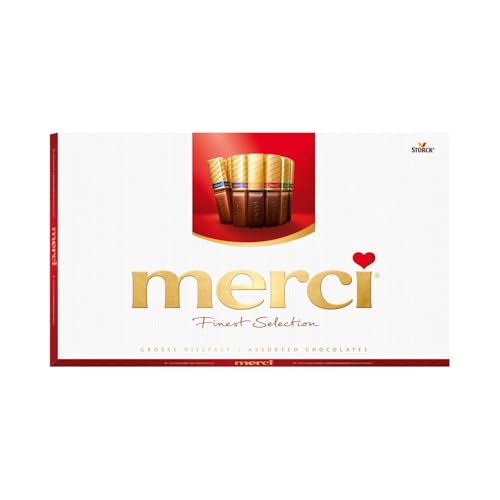merci Finest Selection Große Vielfalt – 10 x 400g – Gefüllte und nicht gefüllte Schokoladen-Spezialitäten von merci
