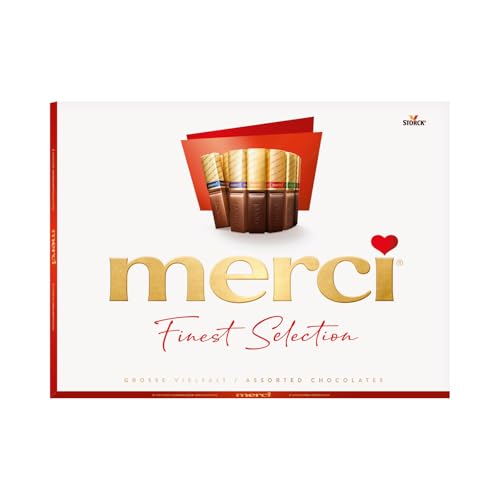 merci Finest Selection Große Vielfalt – 10 x 675g – Gefüllte und nicht gefüllte Schokoladen-Spezialitäten von merci