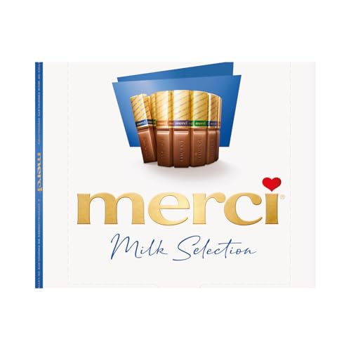 merci Finest Selection Helle Vielfalt – 1 x 250g – Gefüllte und nicht gefüllte Schokoladen-Spezialitäten von merci