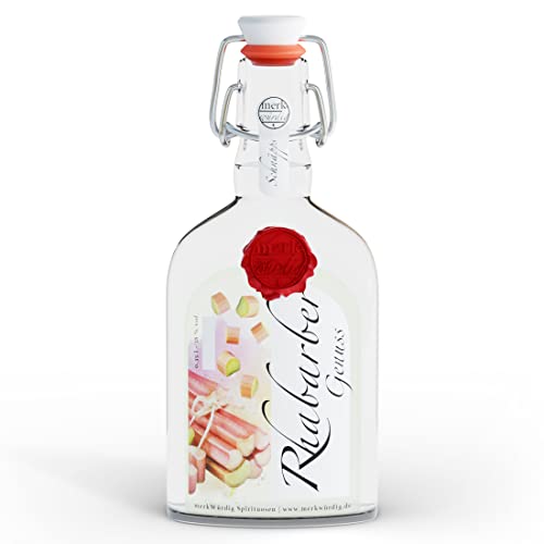 merkWürdig Rhabarber-Genuss - 350 ml - 18 vol% - Vollaromatische Spirituose aus echtem Rhabarber merkWürdig Rhabarber-Genuss - 350 ml - 18 vol% - Vollaromatische Spirituose aus echtem Rhabarber von merkwürdig