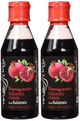 Messino Griechische Granatapfel Balsamico Creme Glaze, 2er Pack x 250 ml (Insgesamt: 500ml) von messino
