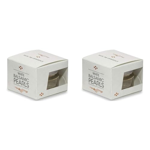 Messino Weiße Balsamico Perlen 50 ml (Packung mit 2) von messino