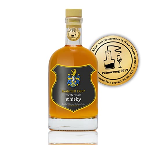 Fesslermill1396 Mettermalt Classic Whisky | Milder Deutscher Single Malt Whiskey | Regionales Getreide aus Baden-Württemberg | Vanille Fesslermill1396 Mettermalt Classic Whisky | Milder Deutscher Single Malt Whiskey | Regionales Getreide aus Baden-Württemberg | Vanille von mettermalt