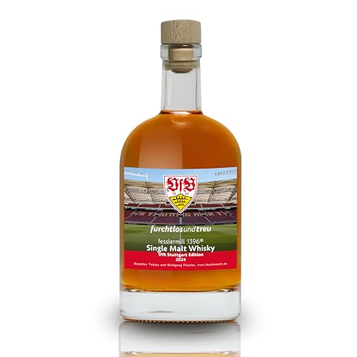 Fesslermill1396 mettermalt VfB Stuttgart Whisky | Limitierte Auflage | Offizielles Merchandise | Deutscher Whiskey | Regionales Getreide aus Baden-Württemberg von mettermalt